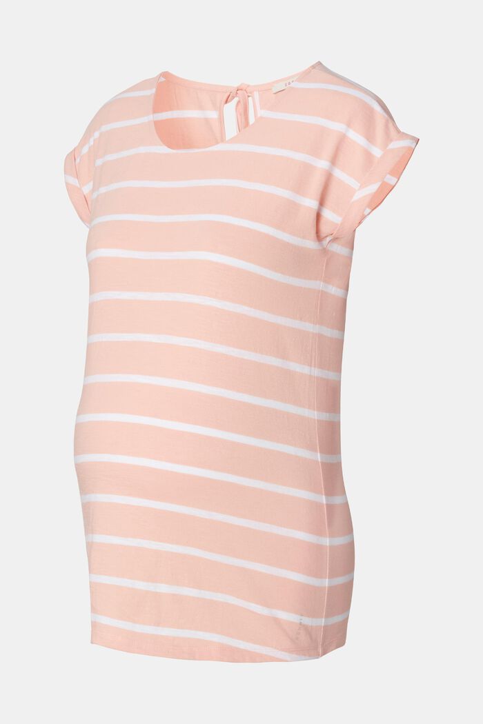 Striped T-shirt, LIGHT PINK, detail image number 4