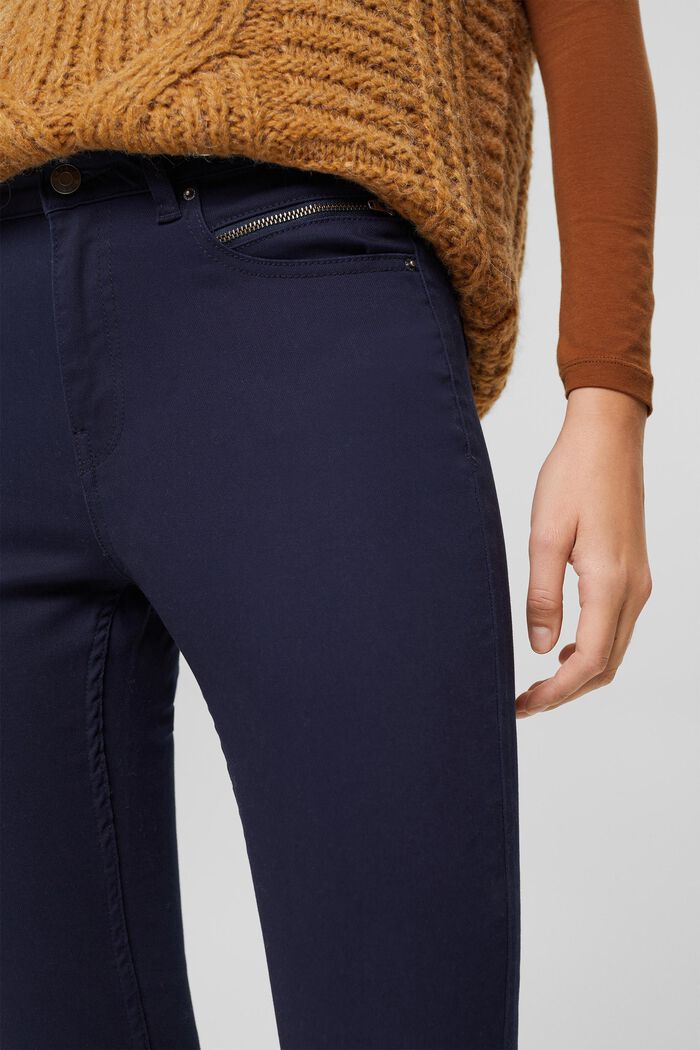 Trousers with a zip pocket, NAVY, detail image number 2