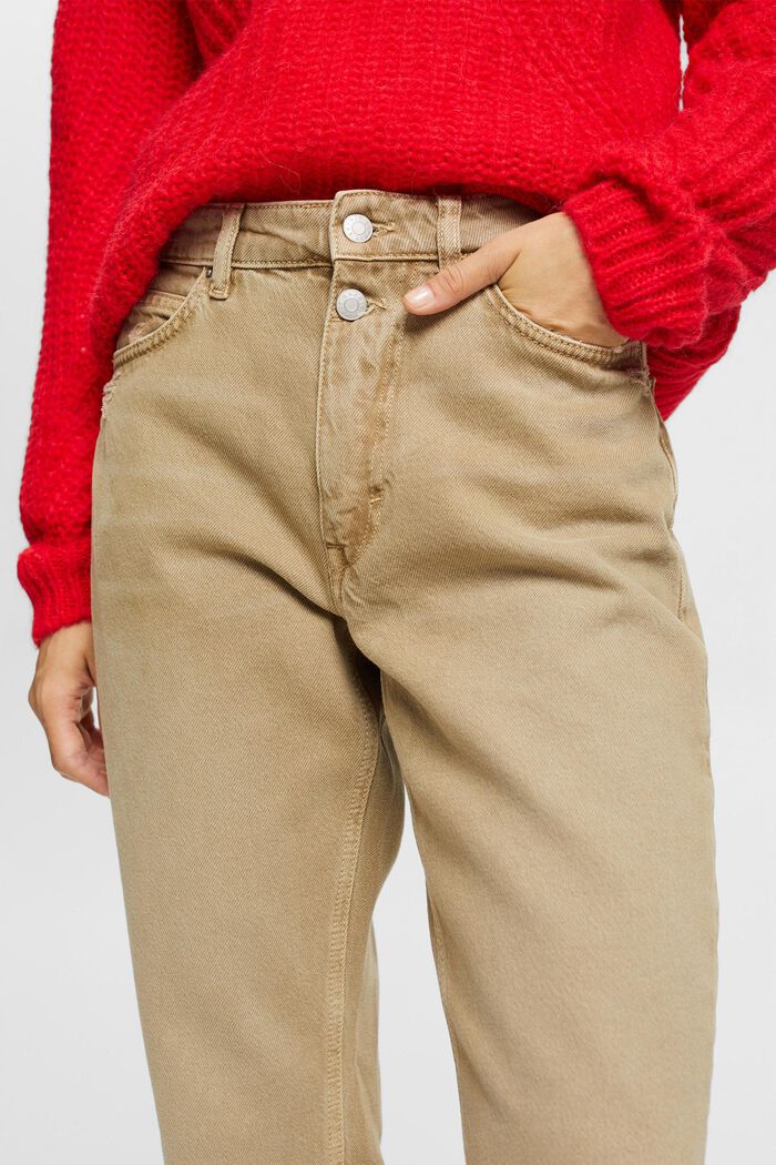 Mom fit trousers, PALE KHAKI, detail image number 0