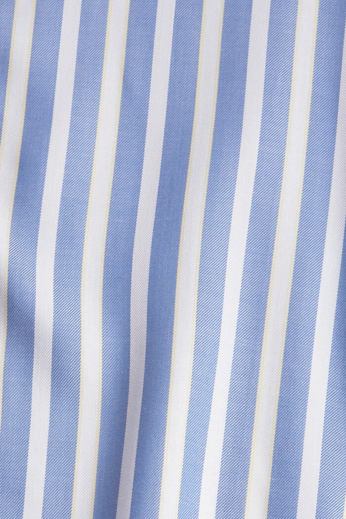 Containing TENCEL™: striped oversized blouse, LIGHT BLUE, detail image number 4