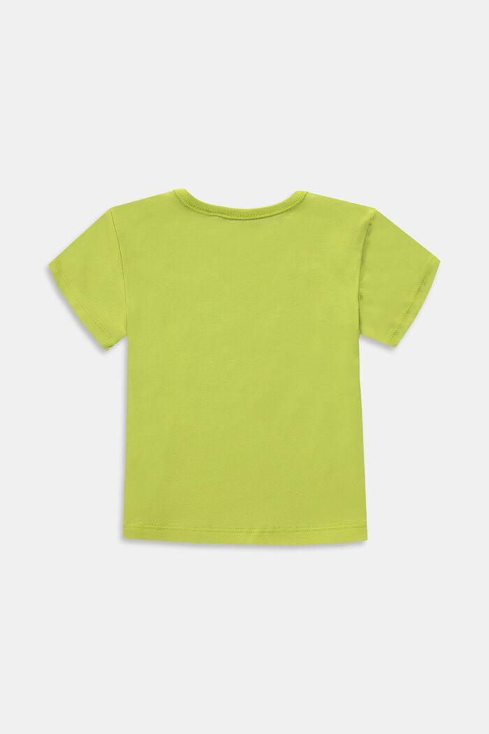 T-shirt with print, organic cotton, CITRUS GREEN, detail image number 1