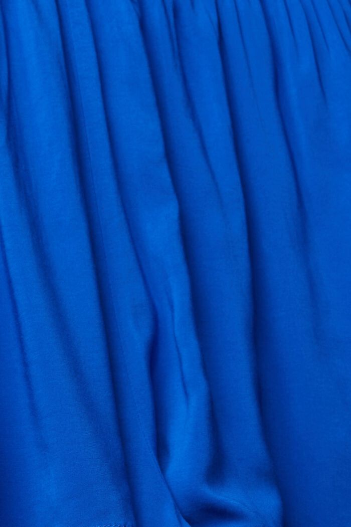 Shorts with tassels, LENZING™ ECOVERO™, BRIGHT BLUE, detail image number 6