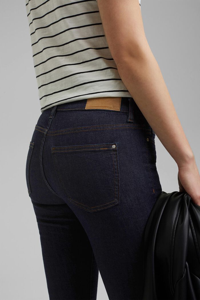 Stretch jeans with organic cotton, BLUE RINSE, detail image number 5