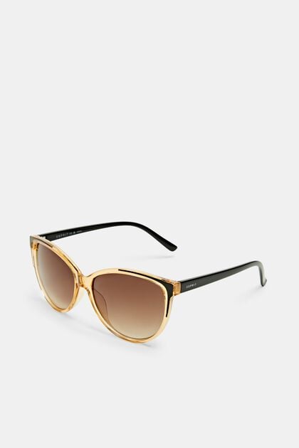 Sunglasses with transparent frame