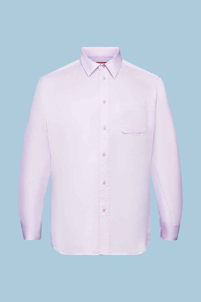 Satin Longsleeve Shirt, LAVENDER, detail image number 6