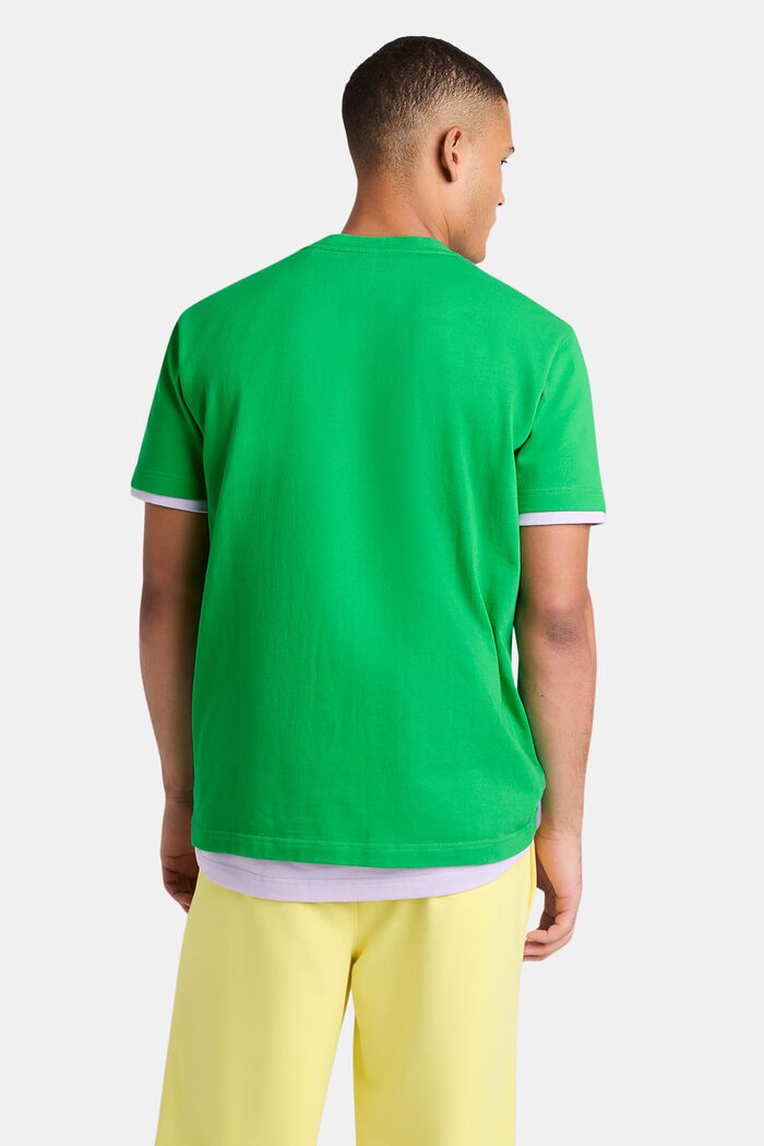 Unisex Logo Cotton Jersey T-Shirt, GREEN, detail image number 3
