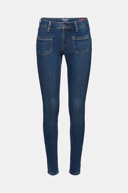 Skinny Mid-Rise Jeans
