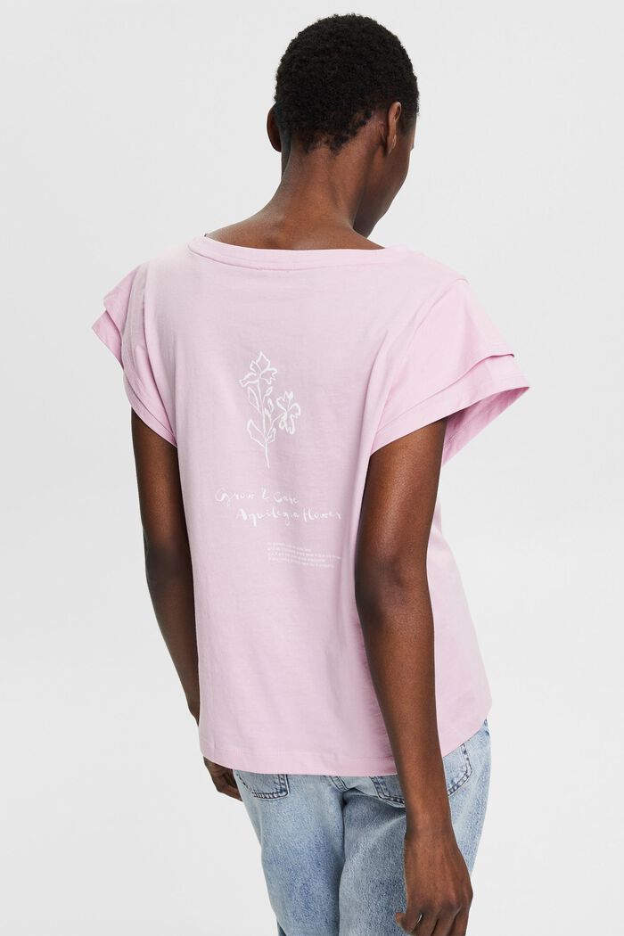 T-shirt with print, PINK, detail image number 3