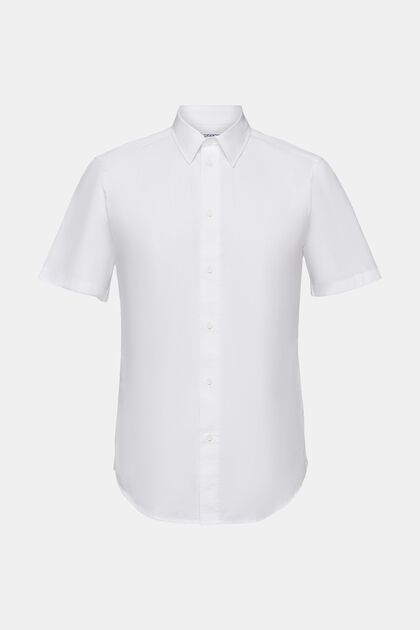 Cotton Poplin Short-Sleeve Shirt