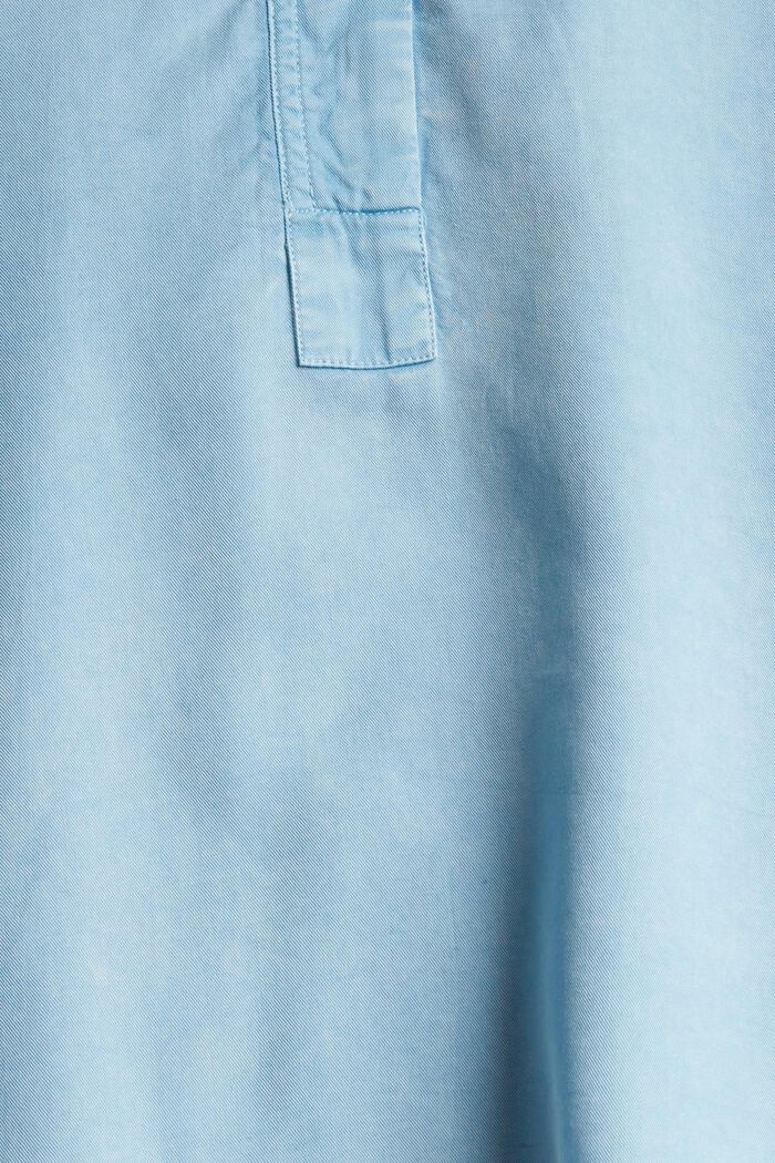 Made of TENCEL™: casual blouse, GREY BLUE, detail image number 4