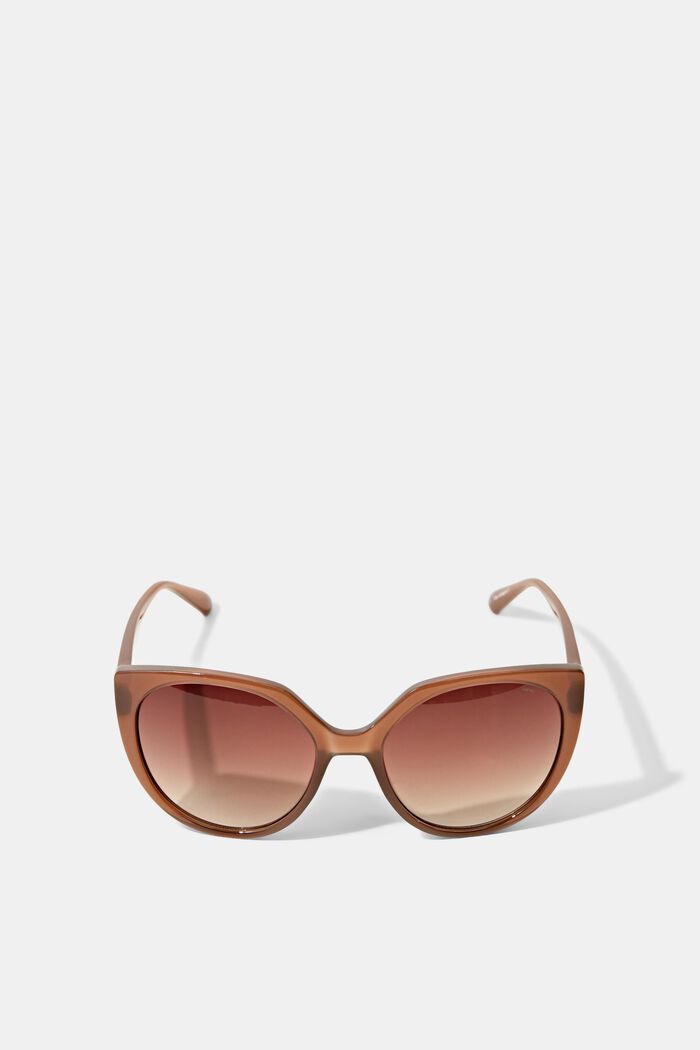 Retro acetate sunglasses, BROWN, detail image number 0
