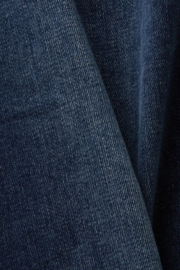 Recycled: Mid-rise straight jeans, BLUE LIGHT WASHED, detail image number 4