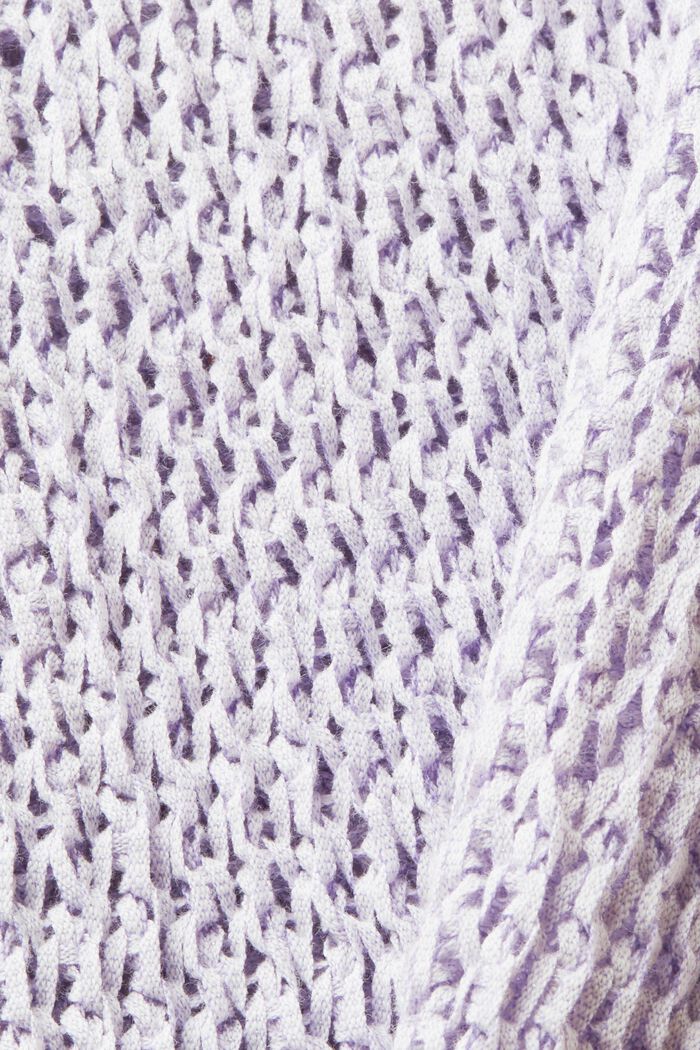 Ribbon yarn jumper, LAVENDER, detail image number 5