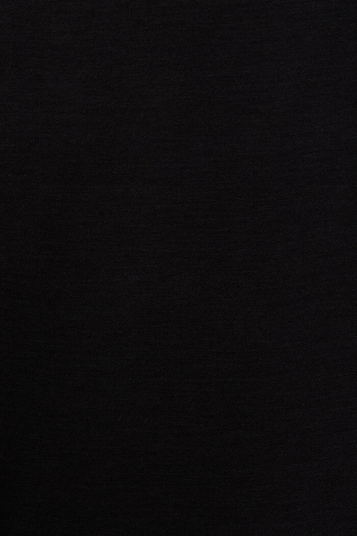 Punto Jersey shirt dress, BLACK, detail image number 5