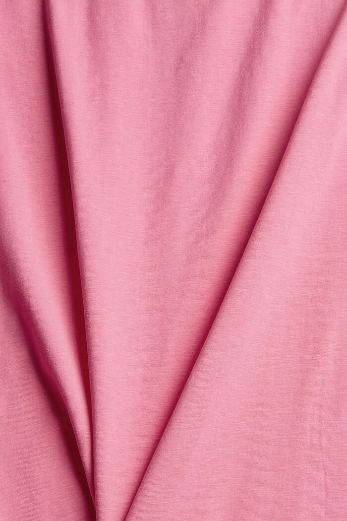 Sleeveless top made of blended organic cotton, PINK FUCHSIA, detail image number 4