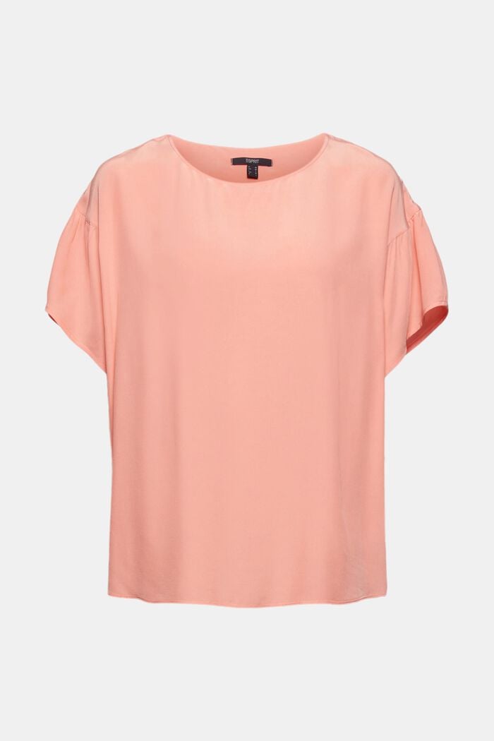 Short sleeve blouse with LENZING™ ECOVERO™