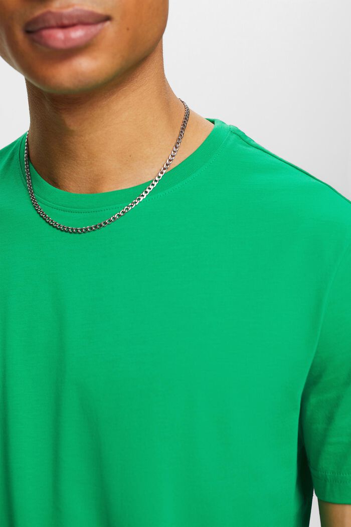Short-Sleeve Crewneck T-Shirt, GREEN, detail image number 3