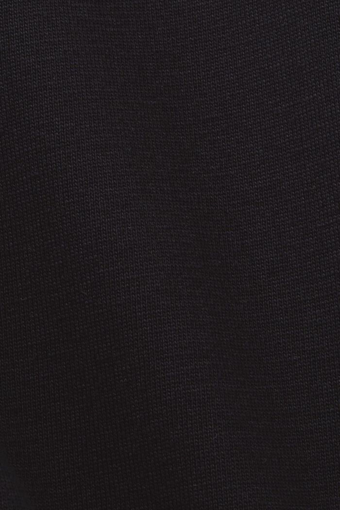 Midi-length t-shirt dress, BLACK, detail image number 5