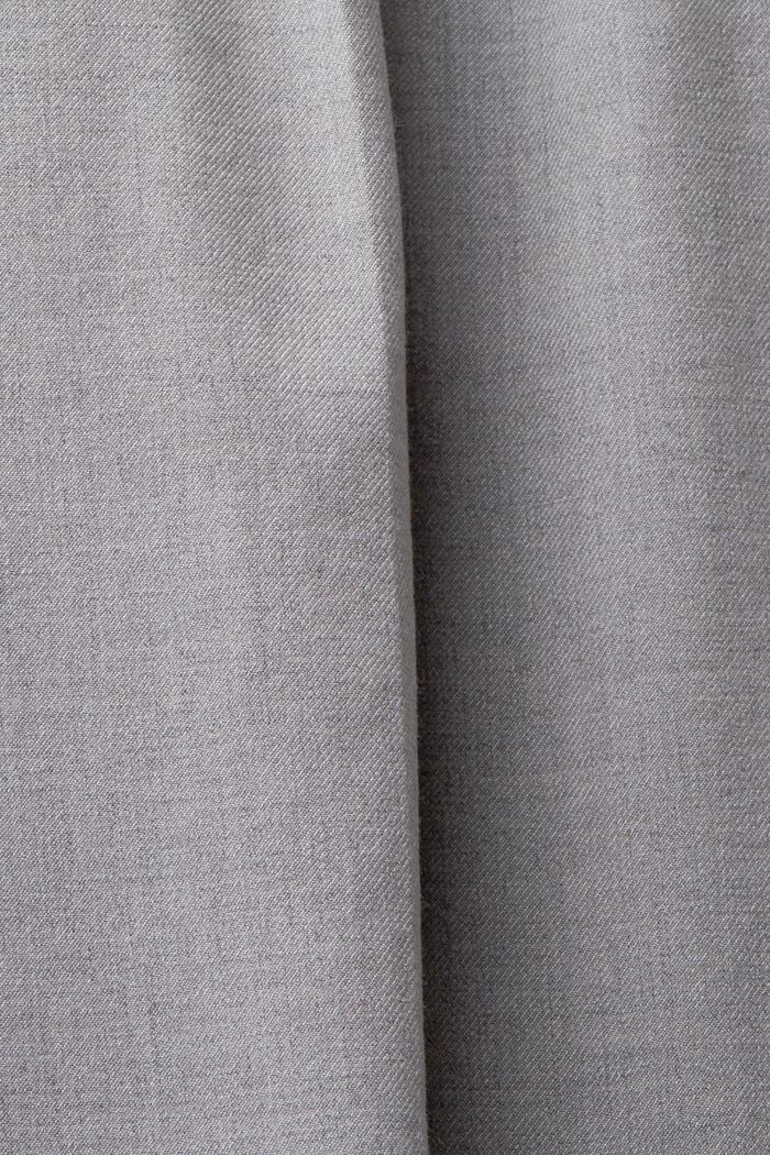 Split hem trousers with zip, LIGHT GREY, detail image number 5