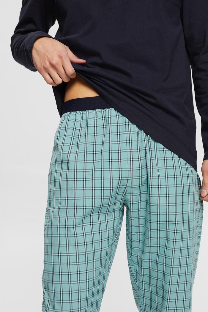 Cotton pyjamas, NAVY, detail image number 2