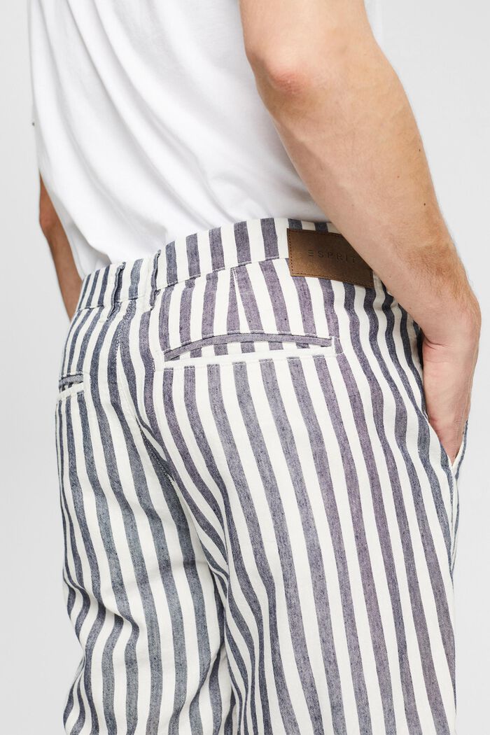 Lined blend: striped shorts, OFF WHITE, detail image number 5