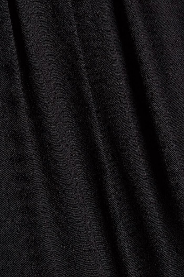 Dress with frills and flounces, BLACK, detail image number 4