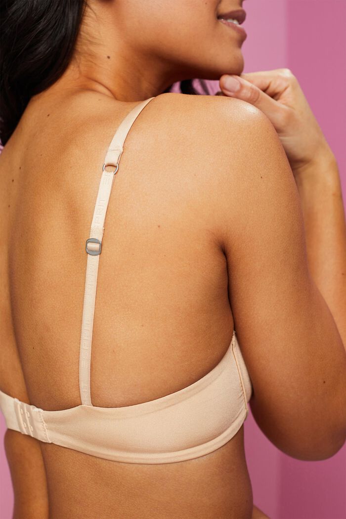 Padded Push Up Bra, DUSTY NUDE, detail image number 3