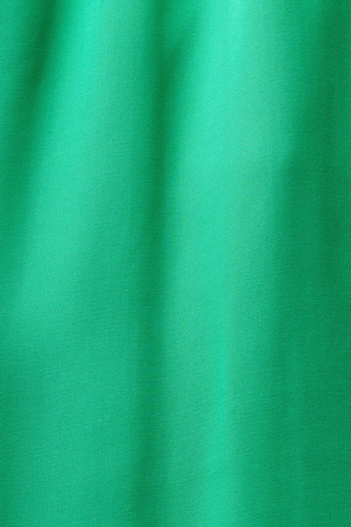 V-Neck Satin Jumpsuit, GREEN, detail image number 4