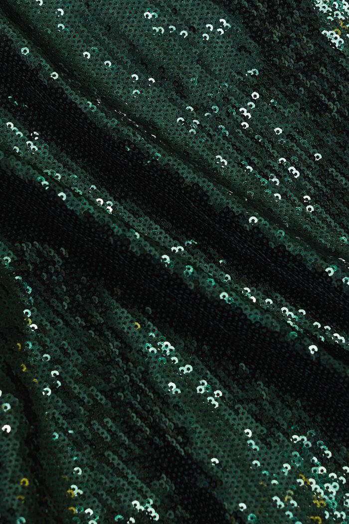 Sequined Tank Top, EMERALD GREEN, detail image number 5