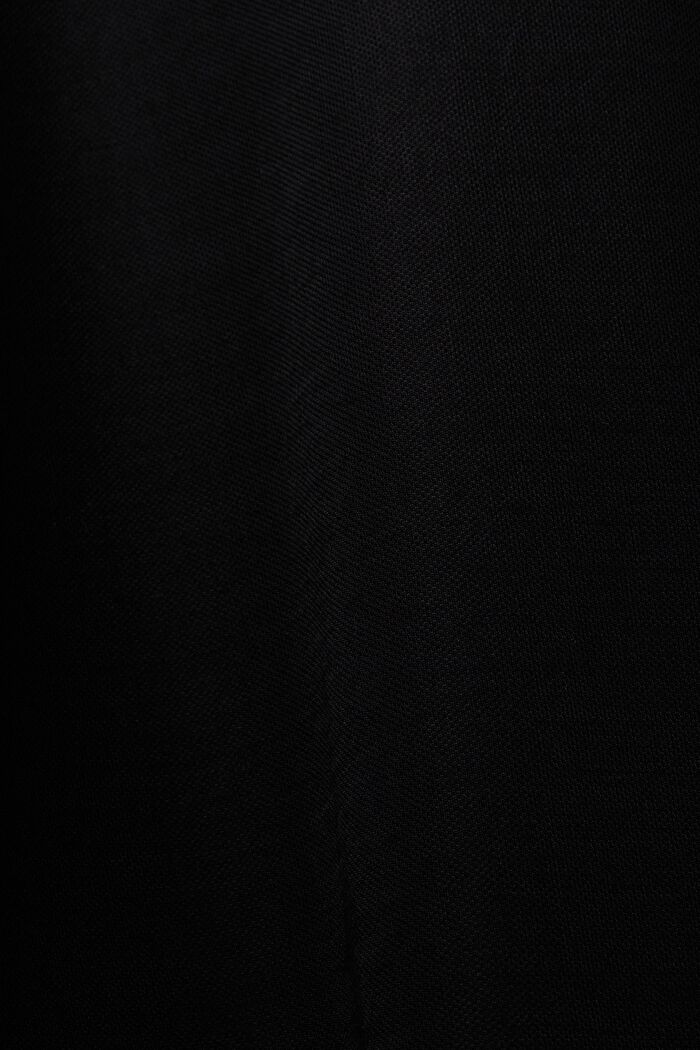 Open-Front Jersey Blazer, BLACK, detail image number 4