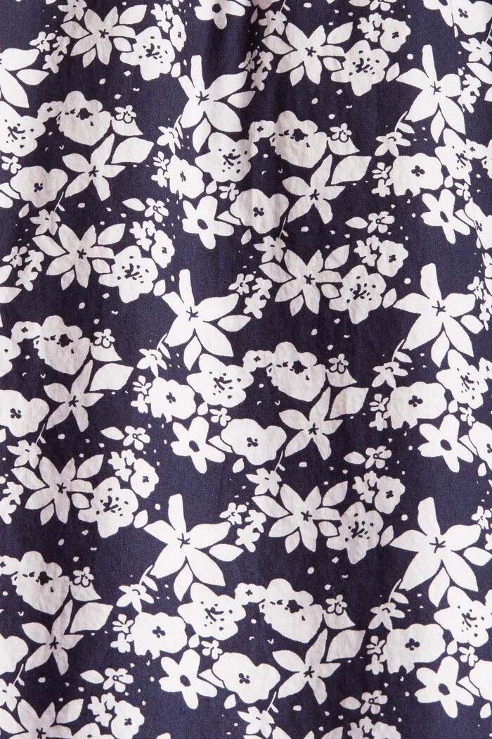 Dress with a mille-fleurs print, NAVY, detail image number 1