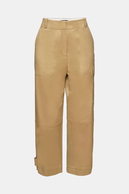 Cargo-style cropped trousers