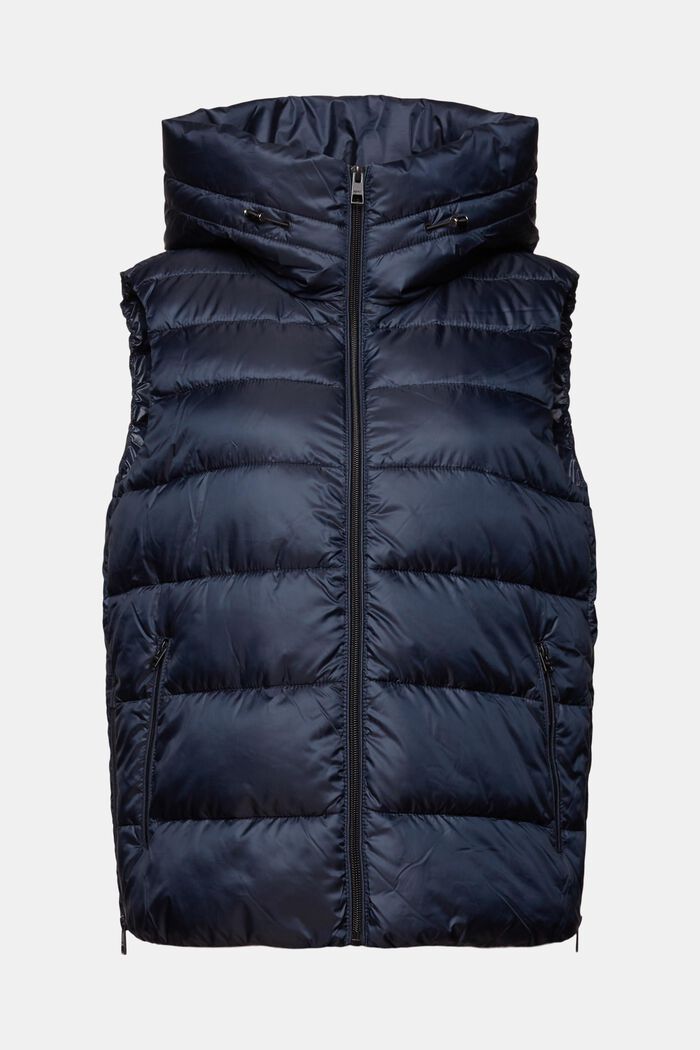 Quilted Puffer Vest, NAVY, detail image number 7