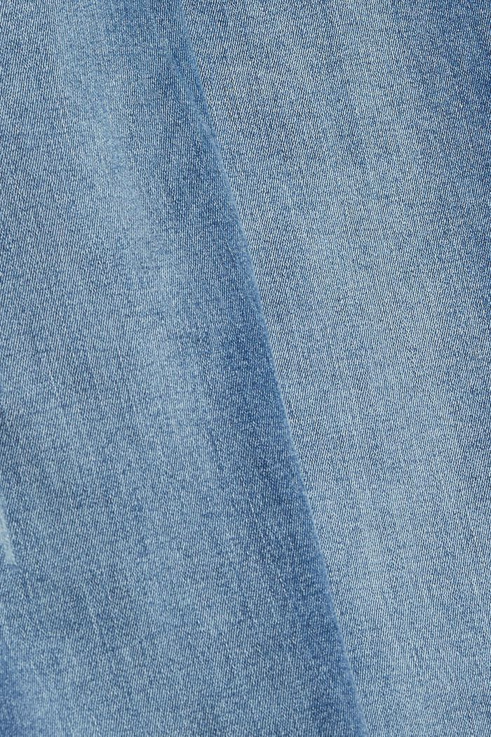 Stretch jeans made of blended organic cotton, BLUE MEDIUM WASHED, detail image number 4