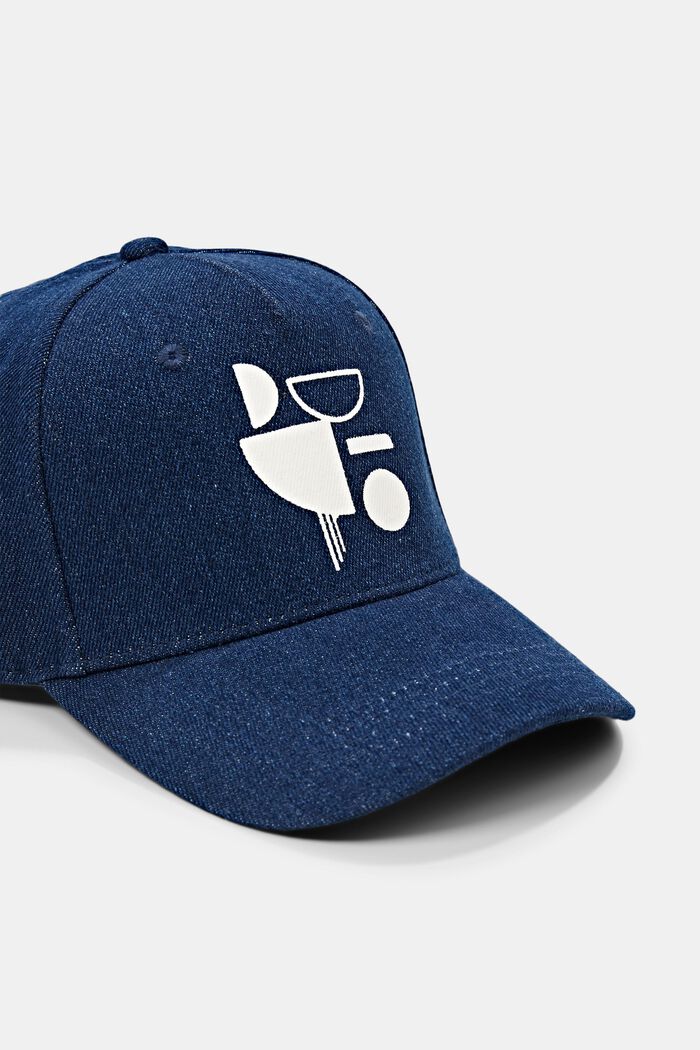 Baseball cap with a print, INK, detail image number 1