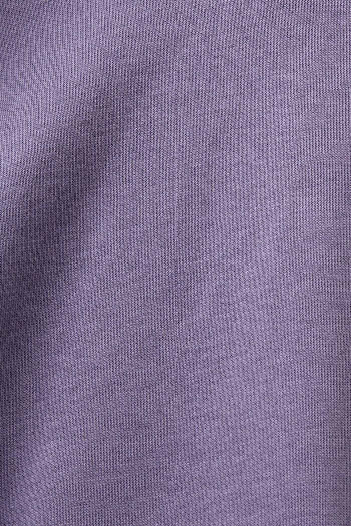 Sweatshirt hoodie with logo stitching, LAVENDER, detail image number 4