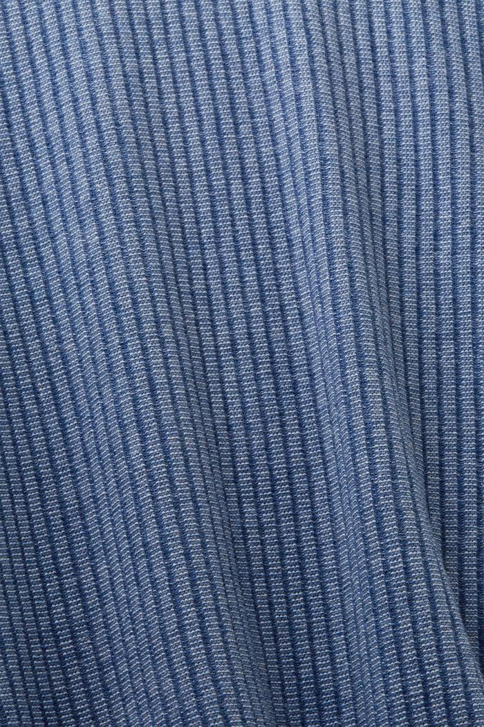 Two-coloured rib knit jumper, BLUE, detail image number 5