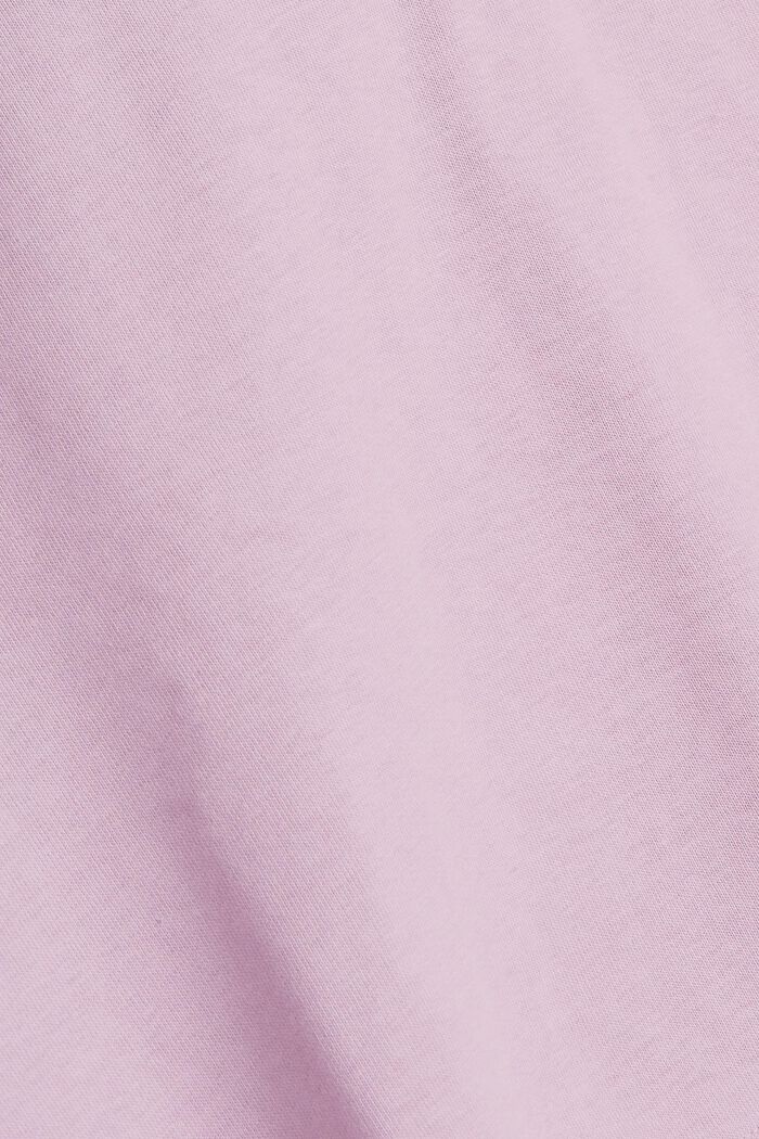 Made of recycled material: cropped sweatshirt, VIOLET, detail image number 4