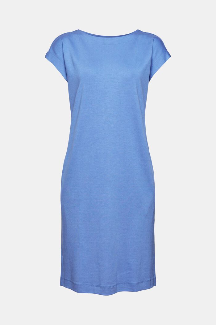 Knee-length jersey dress with TENCEL™, LIGHT BLUE LAVENDER, overview
