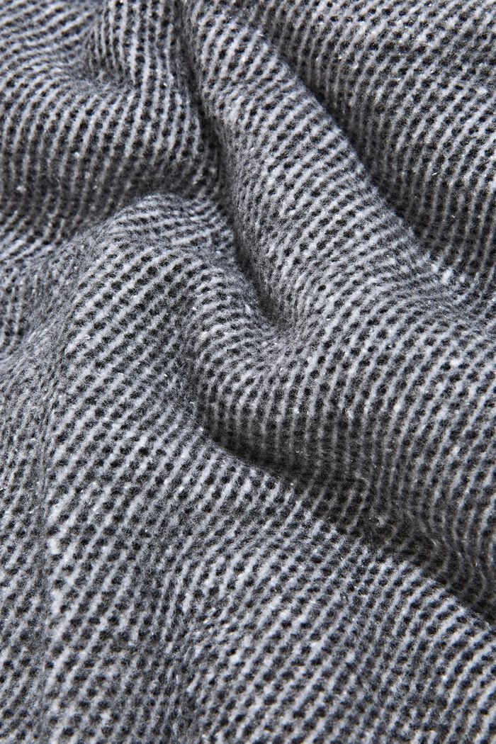 Soft throw in blended cotton, ANTHRAZIT, detail image number 2