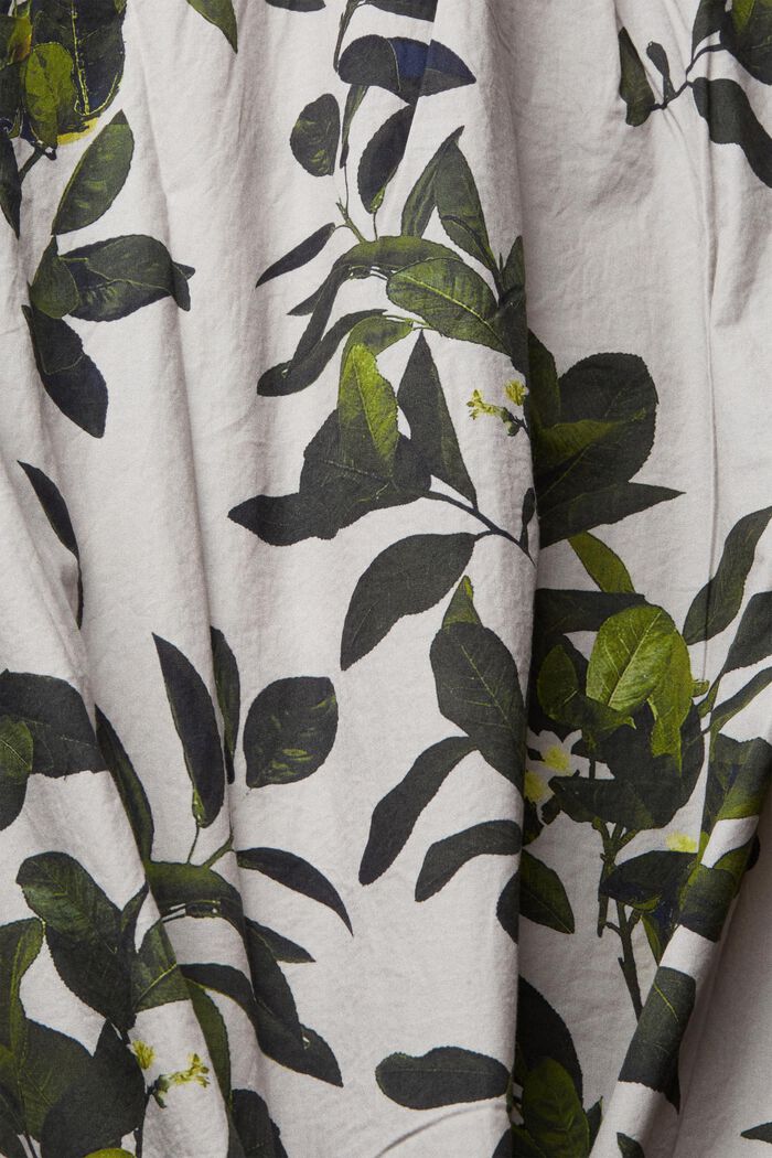 Shirt with a lemon tree print, LIGHT GREY, detail image number 4