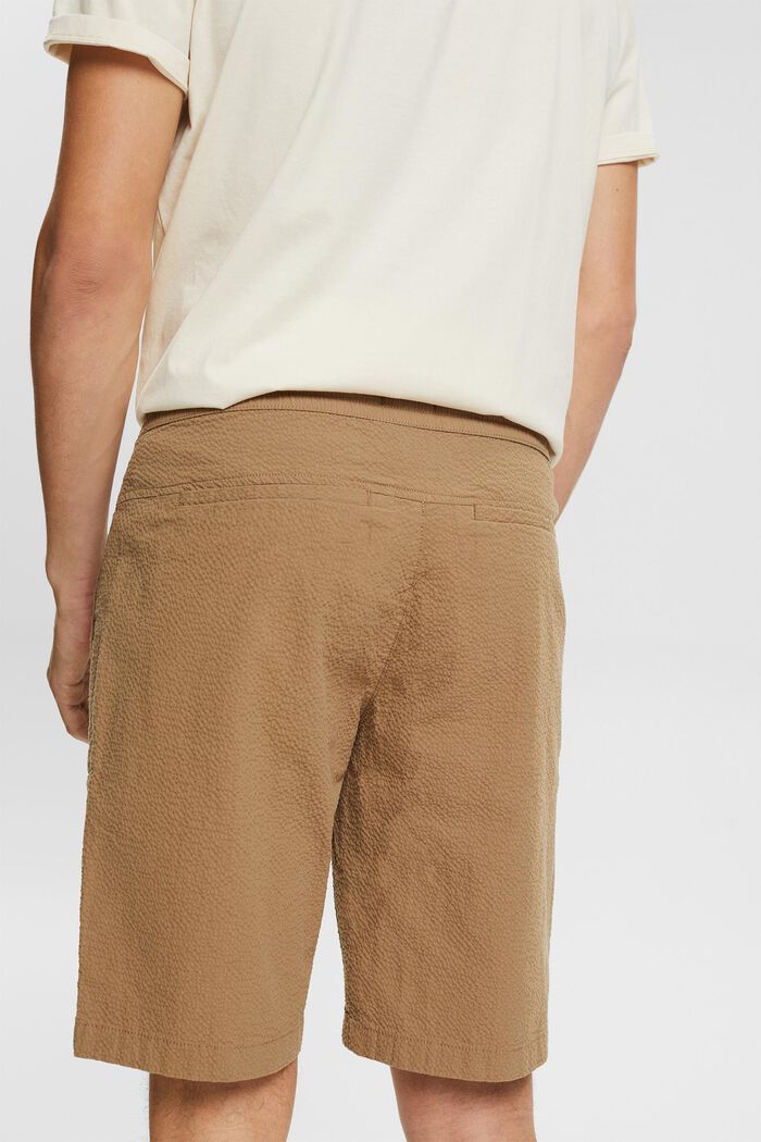 Seersucker shorts, BEIGE, detail image number 2