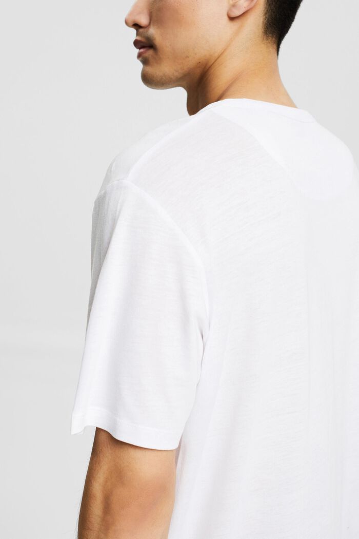 Containing TENCEL™: oversized T-shirt, WHITE, detail image number 1