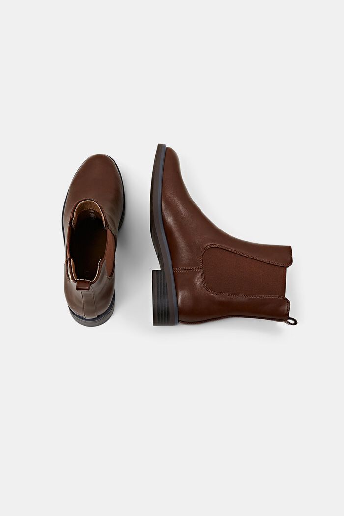 Vegan Leather Chelsea Boots, CAMEL, detail image number 5