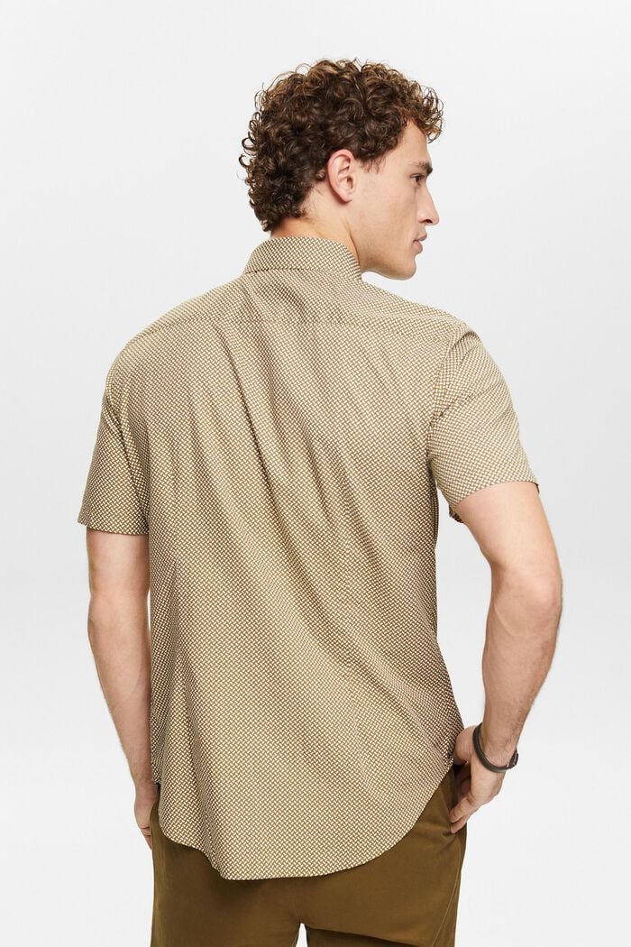 Printed Short-Sleeve Shirt, OLIVE, detail image number 2