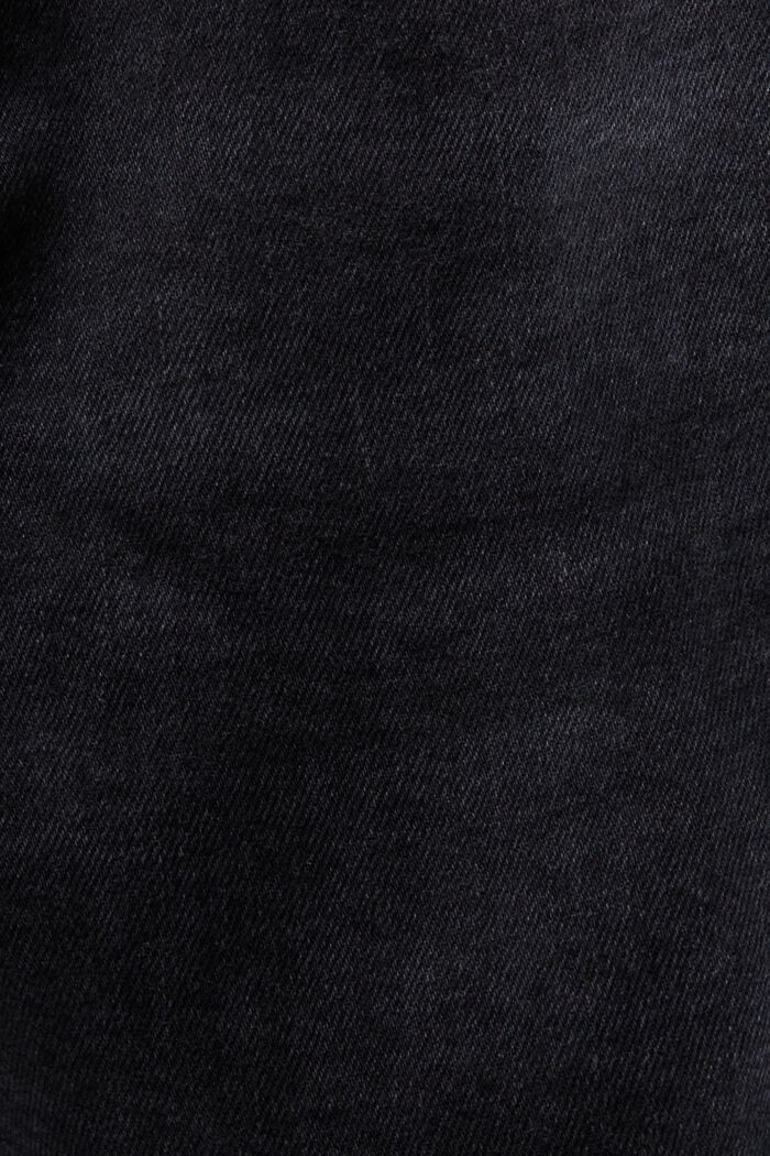 High-Rise Slim Jeans, BLACK RINSE, detail image number 6