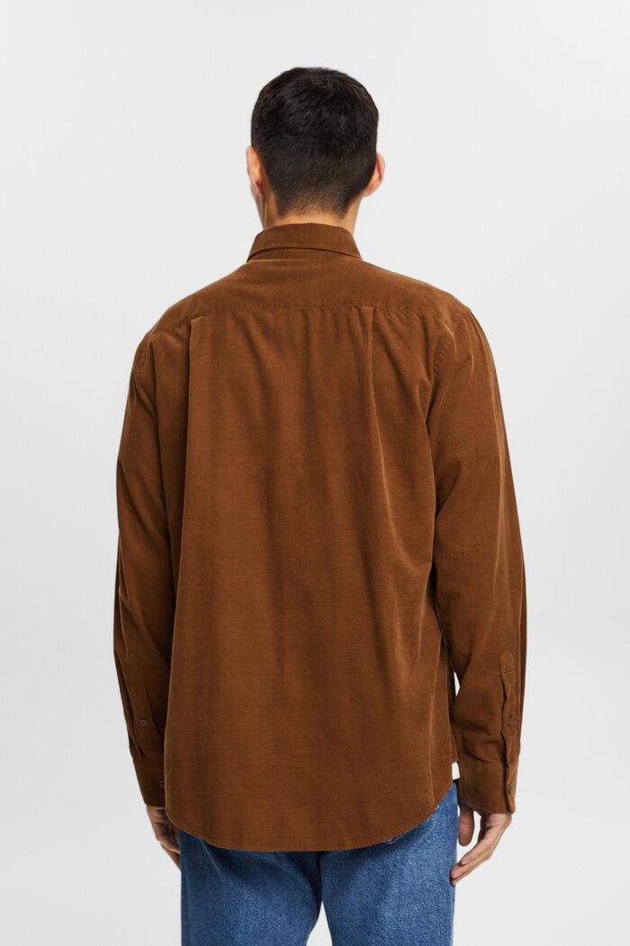 Corduroy shirt, 100% cotton, BARK, detail image number 3