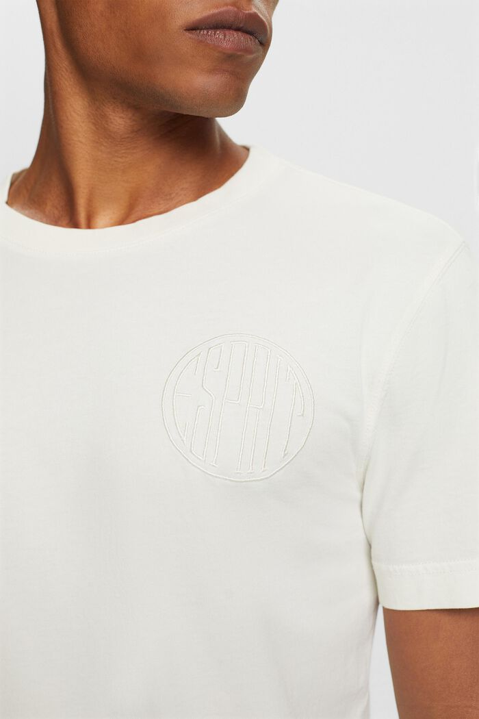 T-shirt with a stitched logo, 100% cotton, ICE, detail image number 2