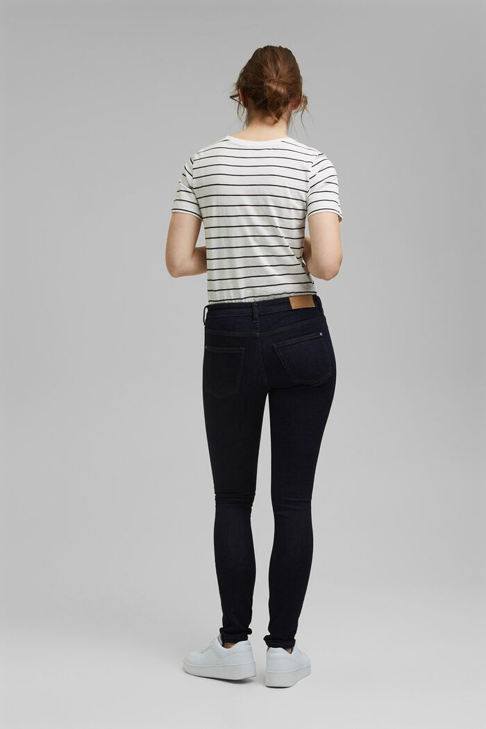 Stretch jeans with organic cotton, BLUE RINSE, detail image number 3