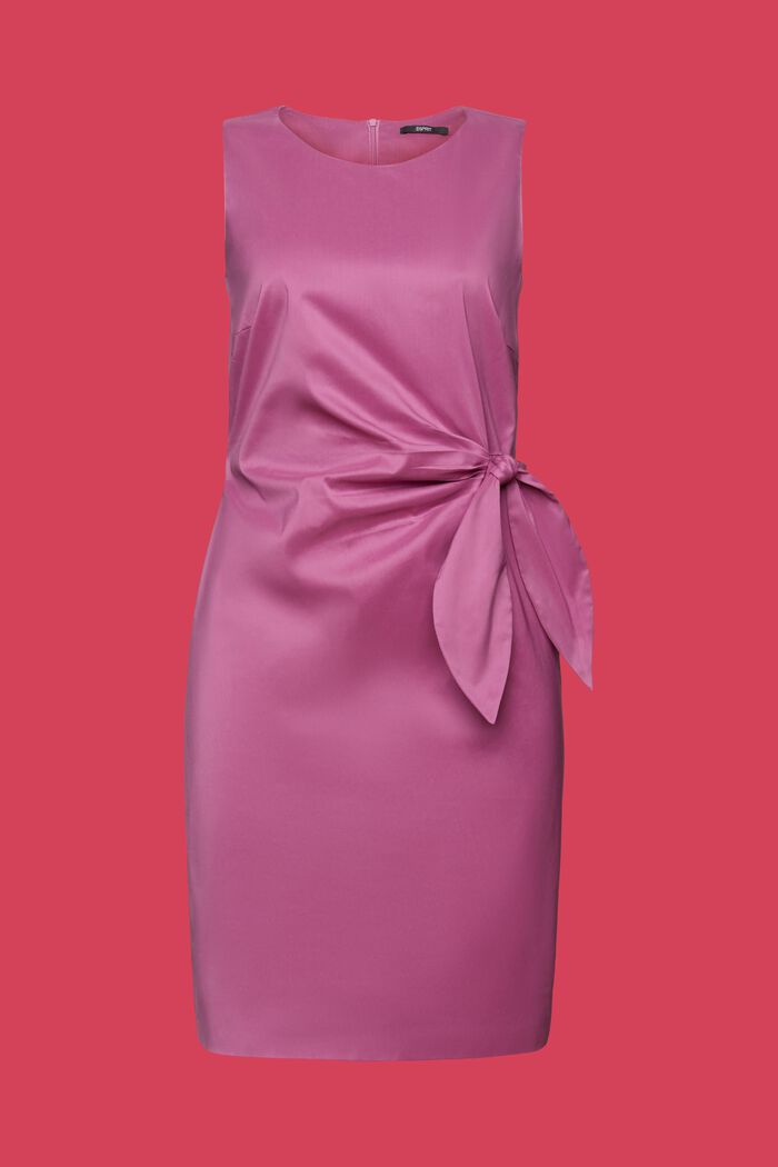 Pencil dress with a knot detail, VIOLET, detail image number 5